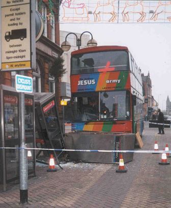 A Jesus Army Bus in Northampton